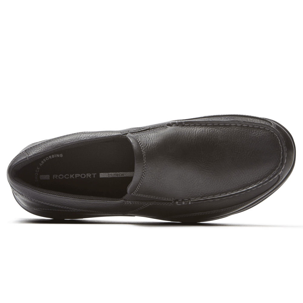 Rockport Mens City Play Two - Slip-On Black - UTP376892